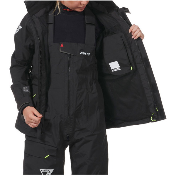 2026 Musto Womens BR1 Jacket & Trouser 2.0 Sailing Suit 82405B - Black